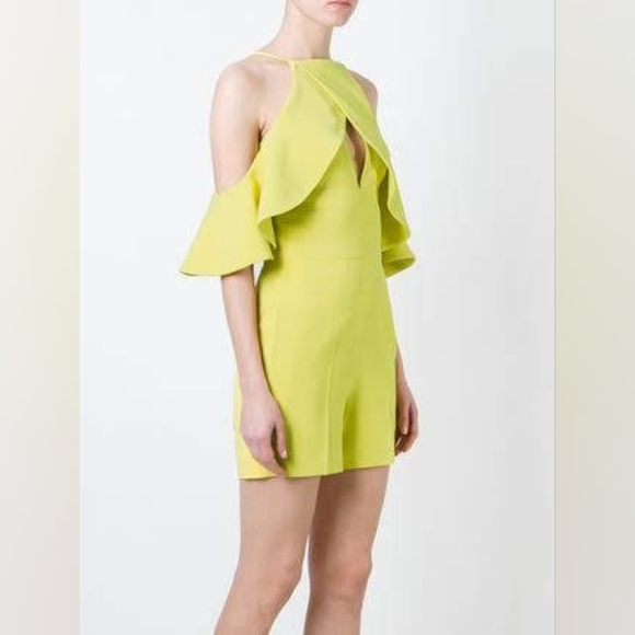 NWT $1790 David Koma double bonded rompers with pockets